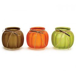 Colorful Pumpkin Vases