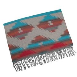 Women's Native American Print Blanket Scarf