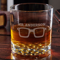 Too Cool for School Personalized Rocks Glass