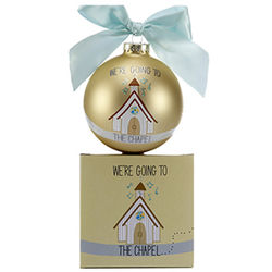 Personalized We're Going To The Chapel Christmas Ornament