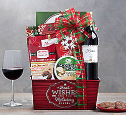 Kiarna Vineyards Merlot Holiday Assortment Gift Basket