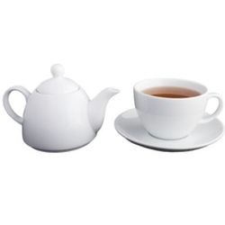 Tea for One Pot, Mug, and Saucer