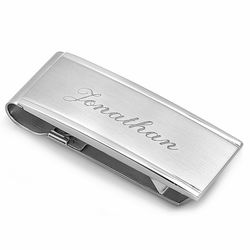 Classic Personalized Spring Loaded Money Clip