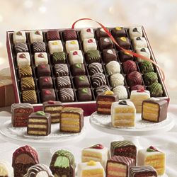 24 Petits Fours and Bonbons with Chocolate and Swiss Creme