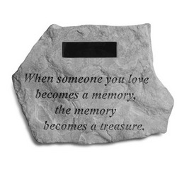 When Someone You Love Personalized Remembrance Stone