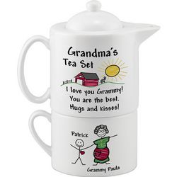Personalized Tea Set for Grandma