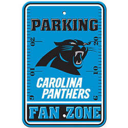 Carolina Panthers Plastic Parking Sign