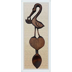 New Birth Love Spoon with Stork