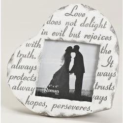 Love Letters Heart-Shaped Photo Frame