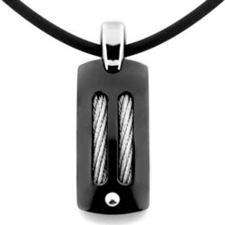 EM Sport Midnite Necklace with Silver Cables