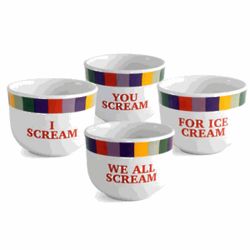 Screaming Ice Cream Bowl Set