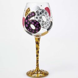 60th Birthday Super Bling Wine Glass