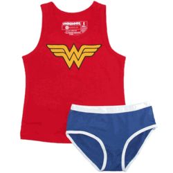 Girls Underoos Wonder Woman Tank & Underwear Set