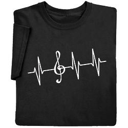 Music Lover EKG T-Shirt