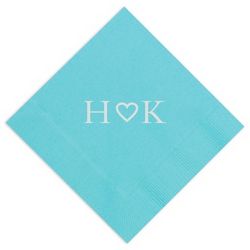 Personalized Initial Love Napkins