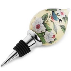 Hand-Painted Nature Wine Stopper