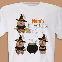 Lil Witches Personalized Halloween T-Shirt