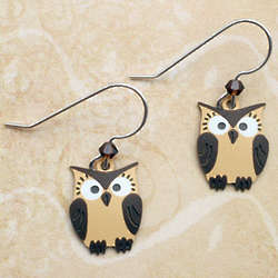 Whimsical Owl Earrings