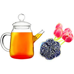 Tea Pot and Jasmine Whole Leaf Tea Gift Set