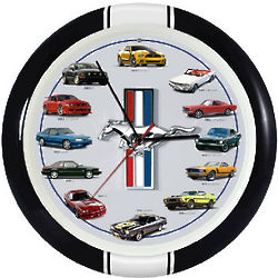 Mustang Clock with Car Sounds