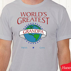 Personalized World's Greatest Design T-Shirt