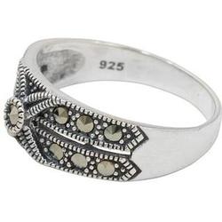 Sweet Melody Marcasite Band Ring