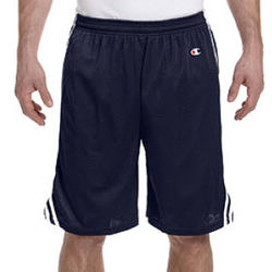 Champion Navy & White Lacrosse Mesh Shorts