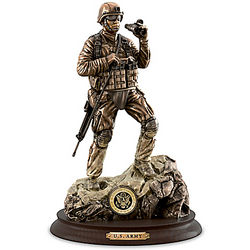 US Army Pride Cold-Cast Bronze Soldier Sculpture