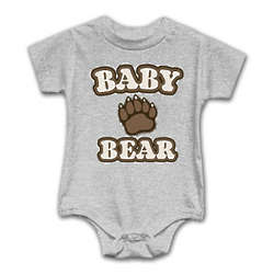 Bear Family Baby Bear Snapsuit