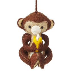 Mischievous Monkey Ornament