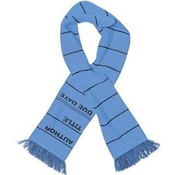 Blue Library Card Scarf
