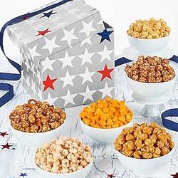Patriotic Popcorn Snack in a Box