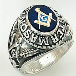 Masonic Master Mason Blue Lodge Ring