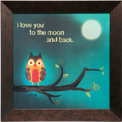 Love You to the Moon Framed Art