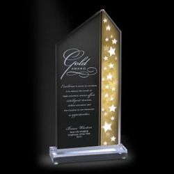 Personalized Star-Field Acrylic Champagne Award