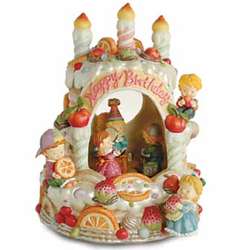 Birthday Cake Musical Water Globe