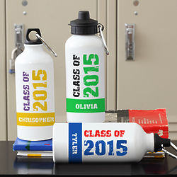 Glad to be a Grad Personalized Water Bottle