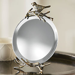 Mini Bird Tabletop Mirror