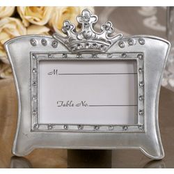 Queen for a Day Sparkling Tiara Place Card Frame