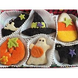 1 Dozen Halloween Cookies Gift Box