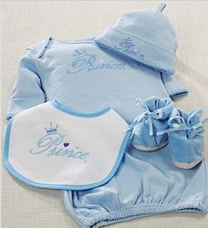 Prince Baby Boy Gift Basket Set