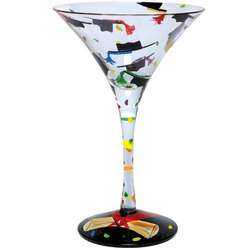 Graduation Martini Glass