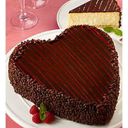 Junior's Heart-Shaped Cheesecake