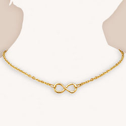 24K Gold Infinity Necklace