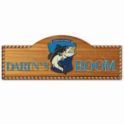 Personalized Fishing Room Sign