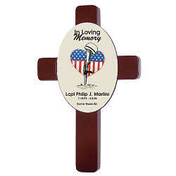 Some Gave All Personalized Military Memorial Wall Cross