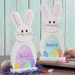 My Easter Bunny Personalized Wood Plaque