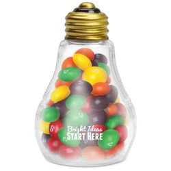 Bright Ideas Light Bulb with Skittles