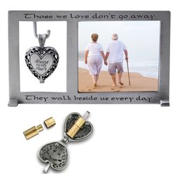 Those We Love Don't Go Away Picture Frame and Locket