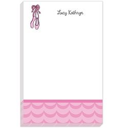 Personalized Ballerina Notepad
